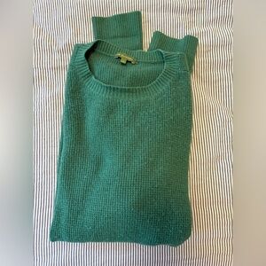 Sid Mashburn - Men’s Waffle-Knit 100% Cashmere Sweater - Green